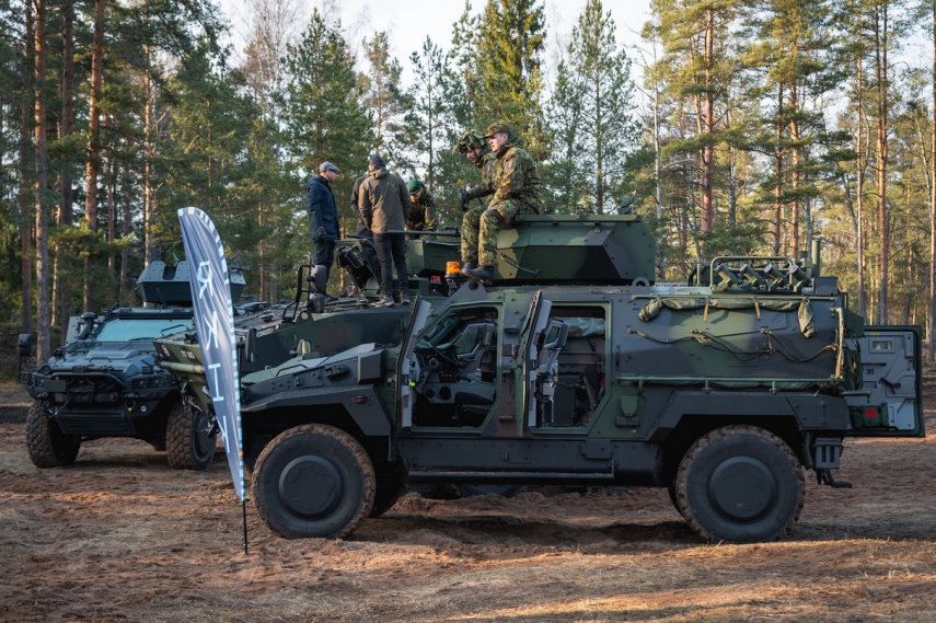 The Estonian Defense Forces and the Rescue Board Receive New Armored Vehicles