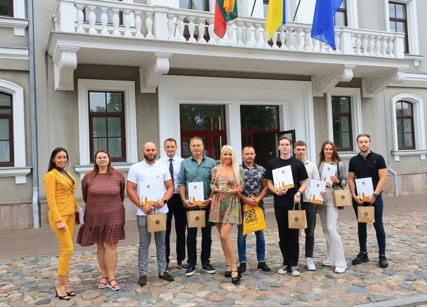 Photo: Winners of the small and medium business competitions, 2024 (by V. Lebedis)