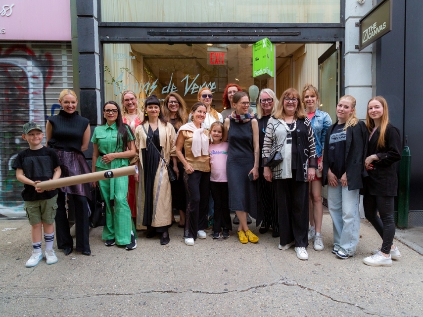 The world's most trendsetting meeting place, the SoHo neighborhood in New York City, added a touch of Estonian design