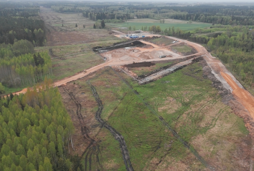 Construction progress accelerates on Rail Baltica's southern section in Latvia