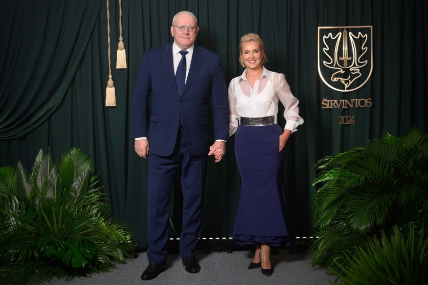 Photo: Zivile Pinskuviene with her beloved husband Jonas