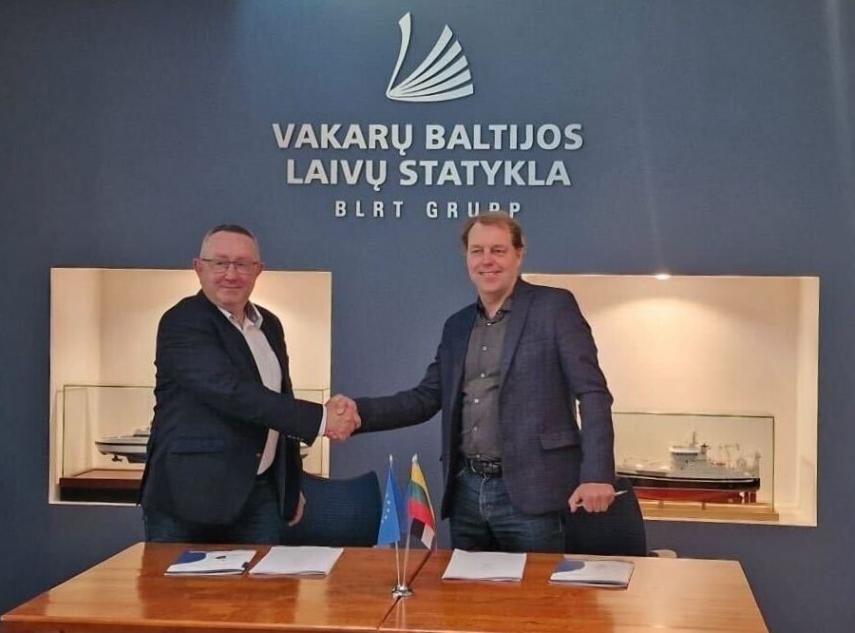 Baltic Workboats and BLRT Group signed a €55 million contract with the Belgian government