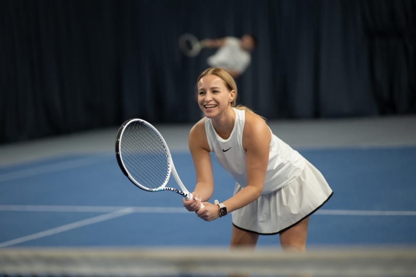Donata Kuprescenkiene enjoys playing tennis (by Tennis Passion and Sirena Tennis Club)