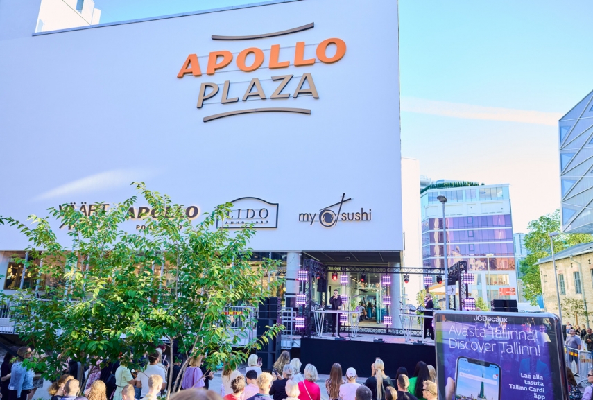 Apollo opened its first entertainment center in the Baltics – Apollo Plaza – in Rotermann quarter