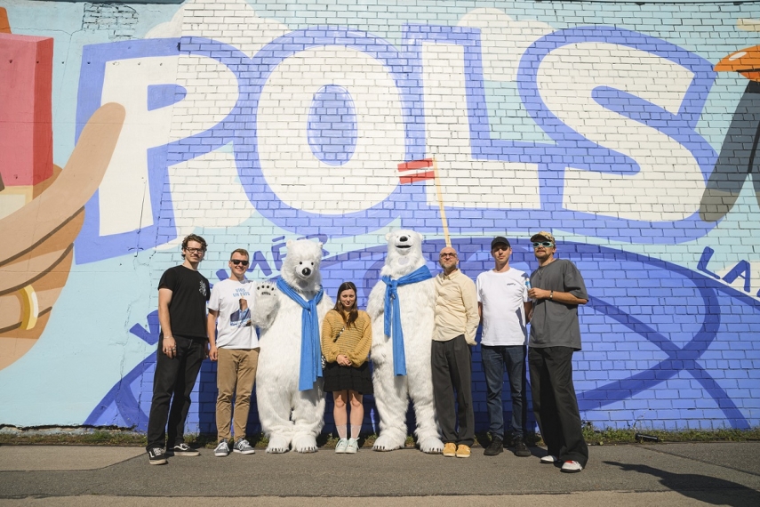 Spectacular 134-meter-long 'Pols' mural unveiled – Food Union’s gift to Riga to celebrate the brand’s 55th anniversary