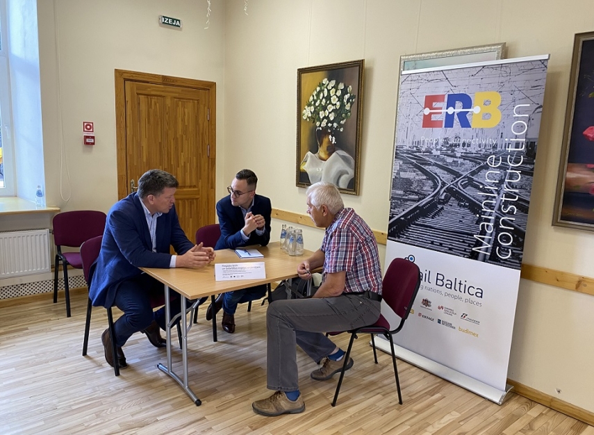 Photo: Rail Baltica information day in Iecava