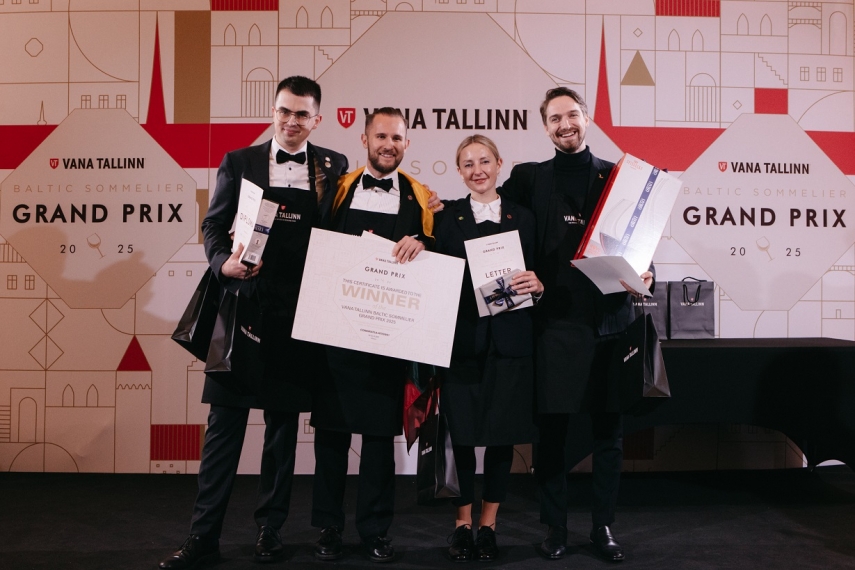 The best sommelier in the Baltic states is Ignatij Semionov from Lithuania