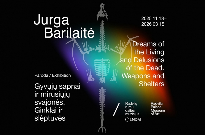 A party in a shelter, art amidst weapons: Jurga Barilaitė’s exhibition at the Radvila Palace Museum of Art