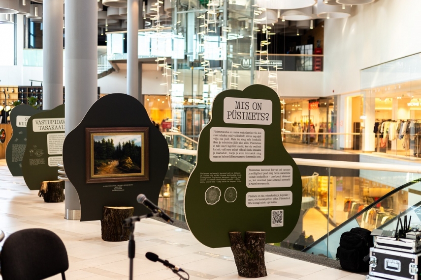 Gallery: The first exhibition in Estonia on continuous cover forestry opens at Ülemiste Centre