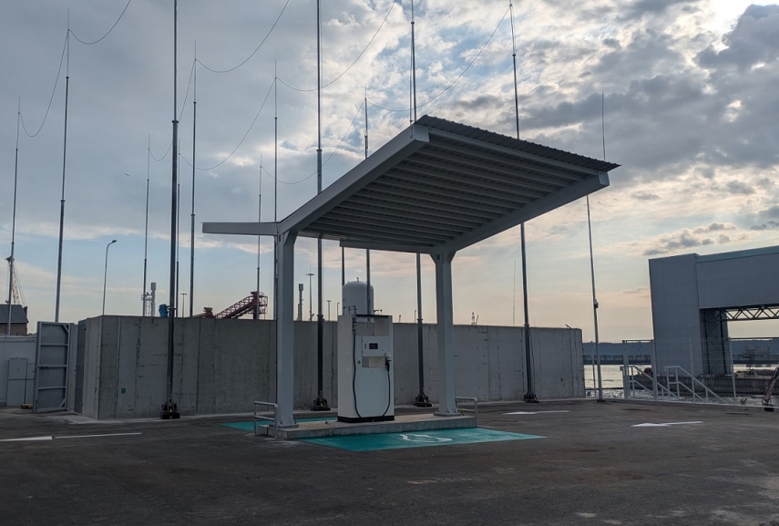 Green hydrogen at the Port of Klaipėda: construction completion certificate received