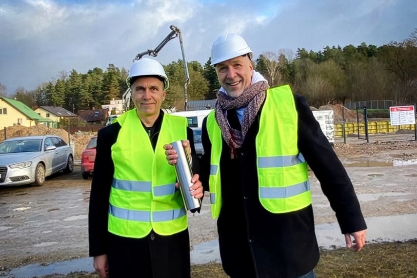 A modern beach volleyball hall to be built in Ogre with investments of EUR 2.2 million