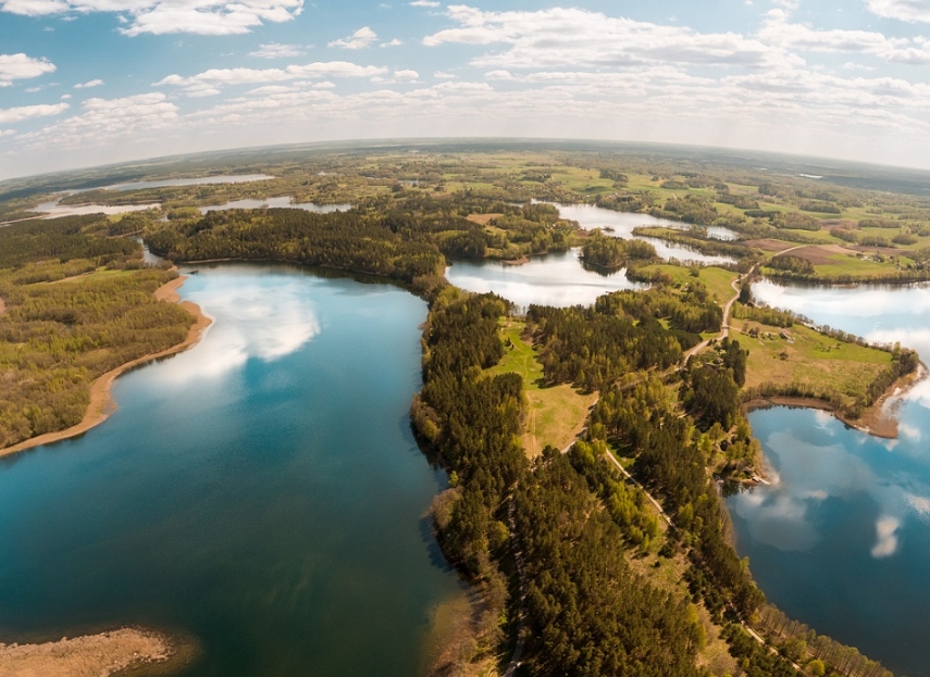 Photo: Ignalina district lakes (by Dovydas Cicenas)