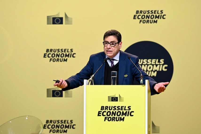 Photo: Nobel Prize-winning economist Philippe Aghion from France (Brussels Economic Forum 2026)