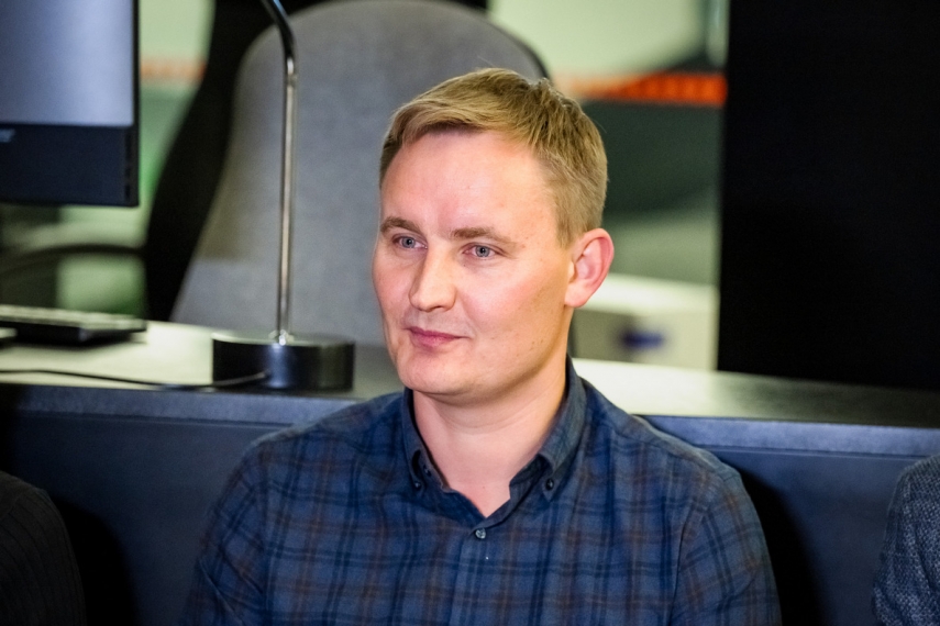 Photo: Marius Gurskas during VMU Alumni Day 2023 (by VMU)
