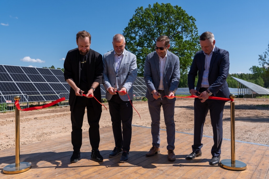 Sunly opens one of Latvia’s largest solar parks, with total planned investment in the hybrid project to reach EUR 100 million