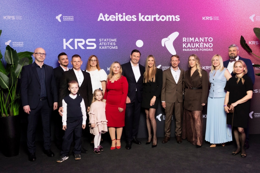 Photo: KRS supports a variety of community-focused projects. Pictured is a moment from an event organized by Kaukeno Fondas, a charity that supports children and young people battling cancer