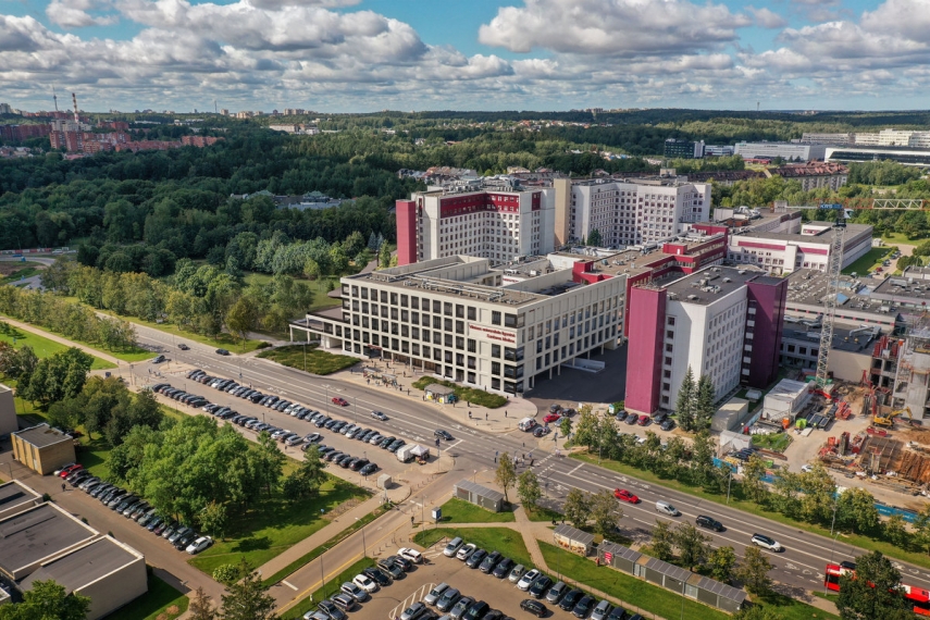 Photo: Construction of the Advanced Therapies Center in Santariskes, Vilnius