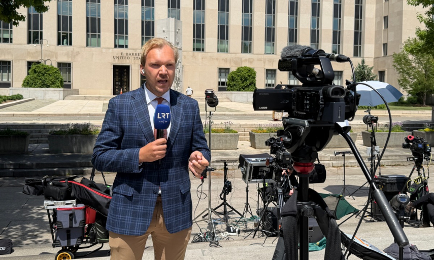 Photo: Lithuanian Public Broadcaster LRT's Washington correspondent, Augustinas Semelis