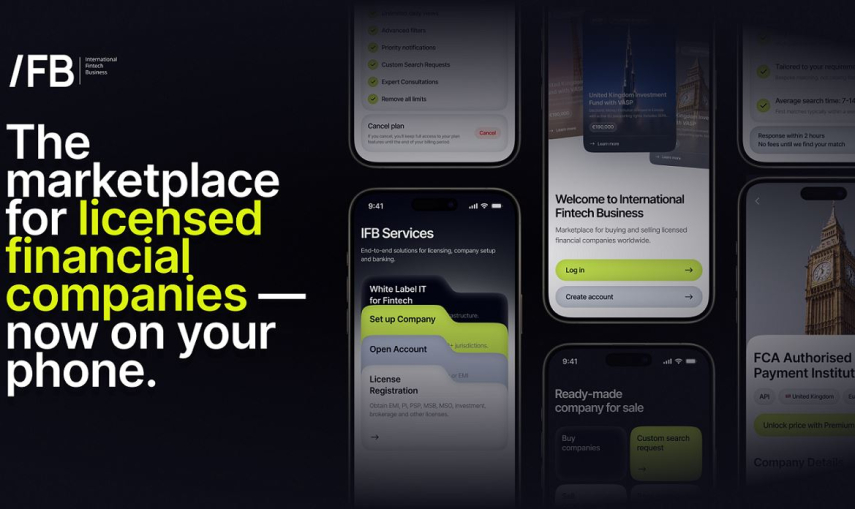 IFB to launch mobile marketplace for financial companies available for acquisition