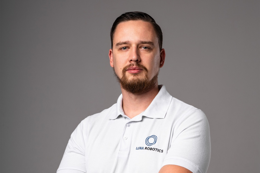 Photo: Luna Robotics CEO Elvinas Kukys