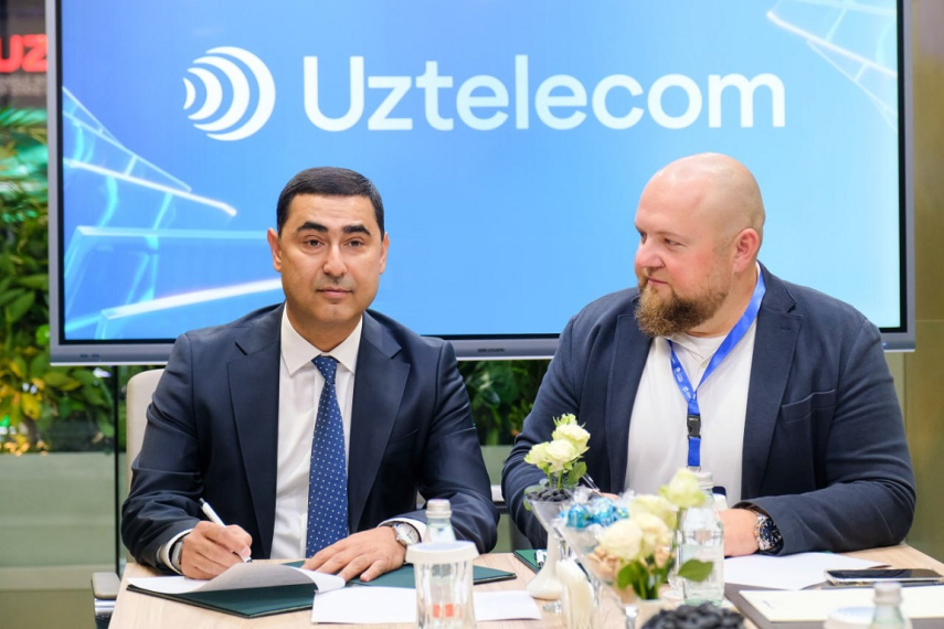 Photo: Denis Shirokii and Uztelecom