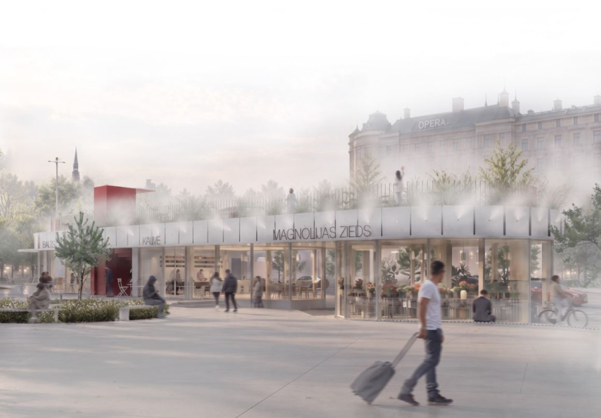 The 'Migla' ('Fog') proposal wins the design competition for the development of the Pavilion and Station Square